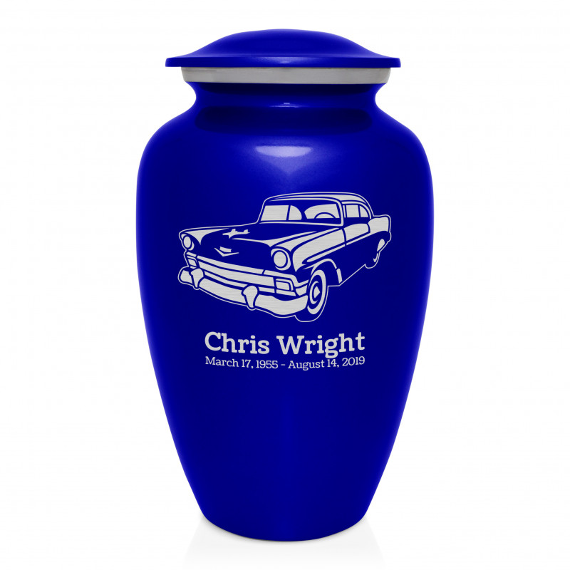 Classic Car II Cremation Urn - Midnight Blue