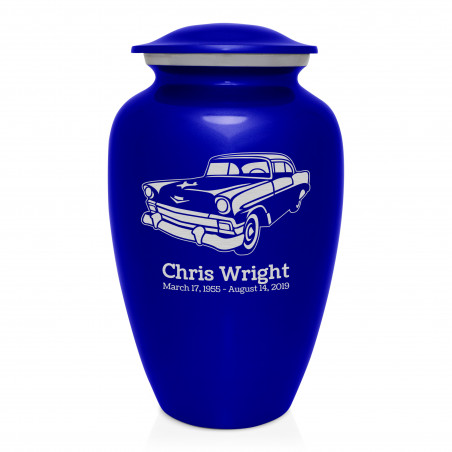 Classic Car II Cremation Urn - Midnight Blue