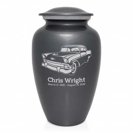 Classic Car II Cremation Urn - Gunmetal Gray