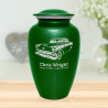 Classic Car II Cremation Urn - Shamrock Green