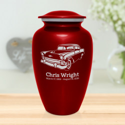 Classic Car II Cremation Urn - Ruby Red