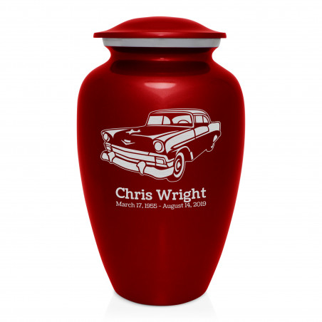 Classic Car II Cremation Urn - Ruby Red