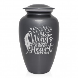 Going Home Cremation Urn - Gunmetal Gray