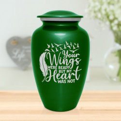 Going Home Cremation Urn - Shamrock Green