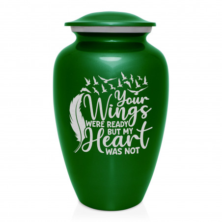 Going Home Cremation Urn - Shamrock Green