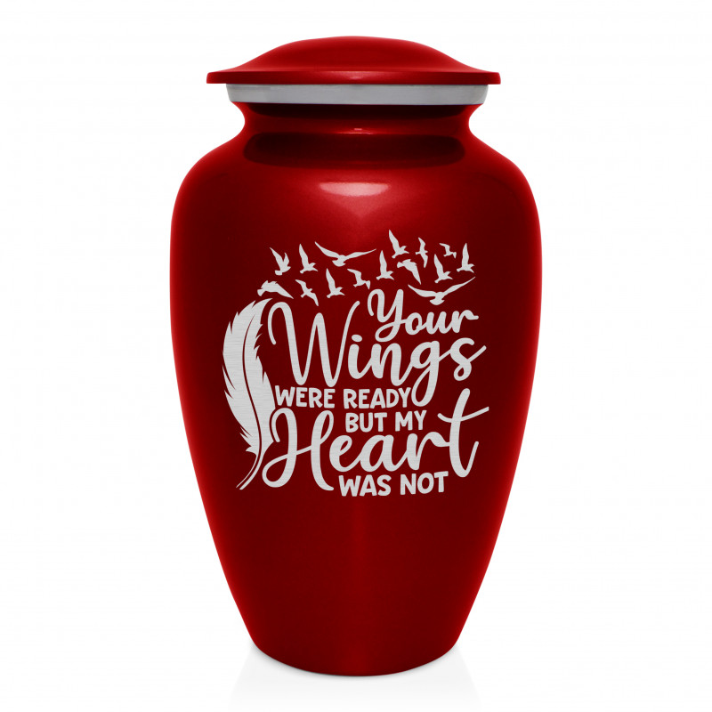 Going Home Cremation Urn - Ruby Red