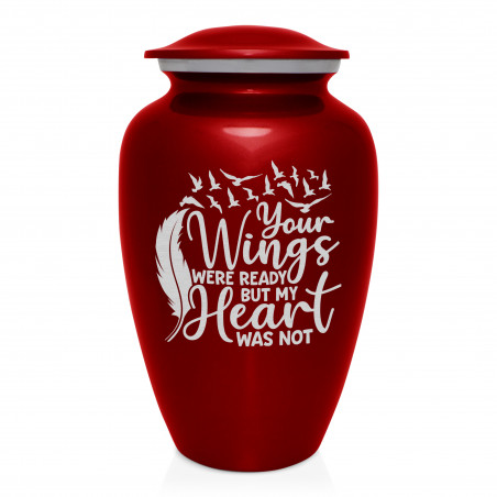 Going Home Cremation Urn - Ruby Red