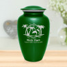 Endless Summer Sunset Cremation Urn - Shamrock Green
