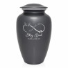 My Dad Walks With Me Cremation Urn - Gunmetal Gray