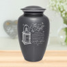 Keep the Light On Cremation Urn - Gunmetal Gray