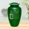 Keep the Light On Cremation Urn - Shamrock Green