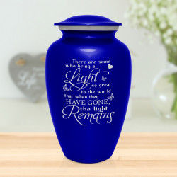 Light Remains Cremation Urn - Midnight Blue