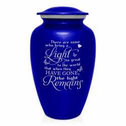 Light Remains Cremation Urn - Midnight Blue