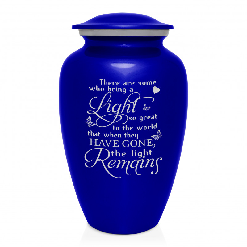Light Remains Cremation Urn - Midnight Blue