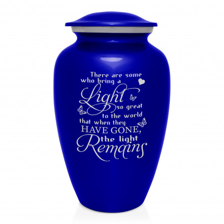 Light Remains Cremation Urn - Midnight Blue