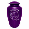 Light Remains Cremation Urn - Purple Luster