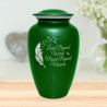 Loved Beyond Words Cremation Urn - Shamrock Green