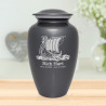 Viking Ship Cremation Urn - Gunmetal Gray