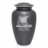 Viking Ship Cremation Urn - Gunmetal Gray