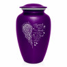At Peace Cremation Urn - Purple Luster