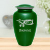 Bush Plane Cremation Urn - Shamrock Green