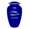 Boat Cremation Urn - Midnight Blue