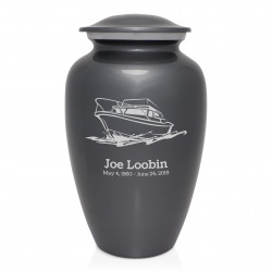 Boat Cremation Urn - Gunmetal Gray