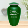 Boat Cremation Urn - Shamrock Green