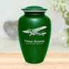 Airplane II Cremation Urn - Shamrock Green