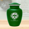 Shih Tzu Dog Cremation Urn - Shamrock Green