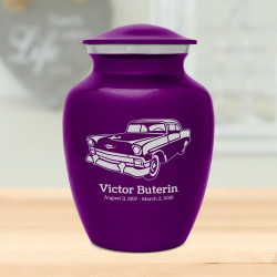 Classic Car II Sharing Urn - Purple Luster