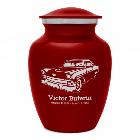 Classic Car II Sharing Urn - Ruby Red