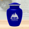 Travel Trailer Camper Sharing Urn - Midnight Blue