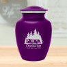 Travel Trailer Camper Sharing Urn - Purple Luster