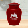 Travel Trailer Camper Sharing Urn - Ruby Red