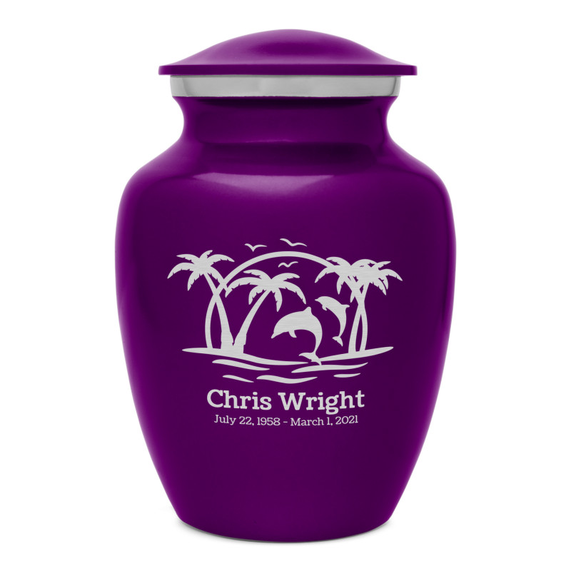 Endless Summer Sunset Sharing Urn - Purple Luster