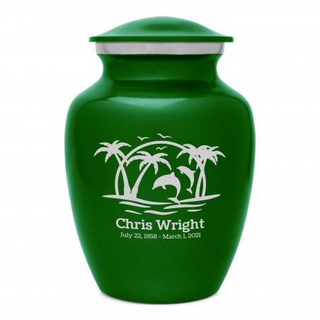 Endless Summer Sunset Sharing Urn - Shamrock Green