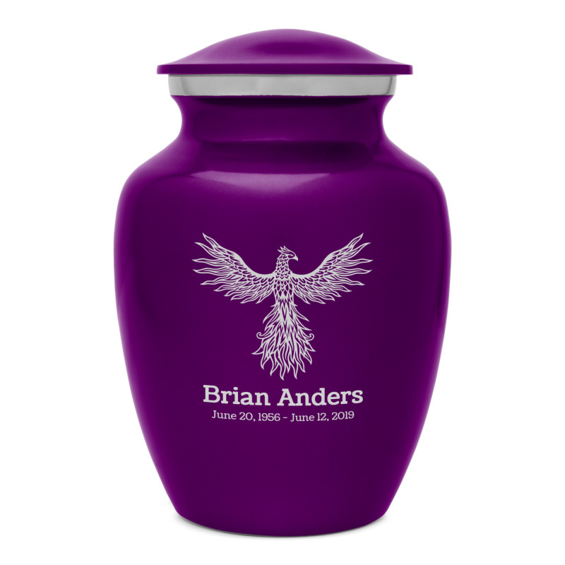 Phoenix Sharing Urn - Purple Luster