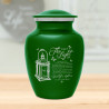 Keep the Light On Sharing Urn - Shamrock Green
