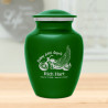Riding with Angels Motorcycle Sharing Urn - Shamrock Green
