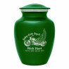 Riding with Angels Motorcycle Sharing Urn - Shamrock Green