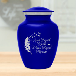 Loved Beyond Words Sharing Urn - Midnight Blue