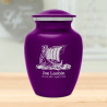 Viking Ship Sharing Urn - Purple Luster