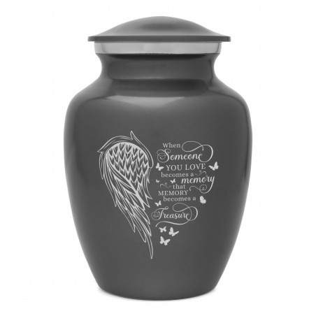 Memory Becomes a Treasure Sharing Urn - Gunmetal Gray