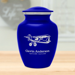Bush Plane Sharing Urn - Midnight Blue