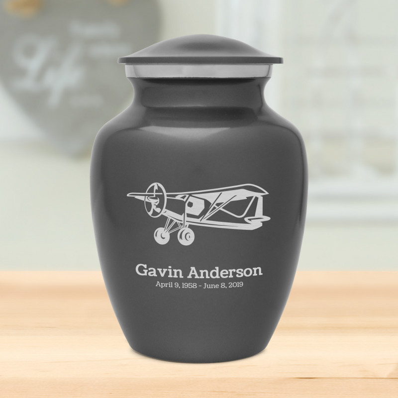 Bush Plane Sharing Urn - Gunmetal Gray