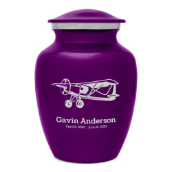 Bush Plane Sharing Urn - Purple Luster