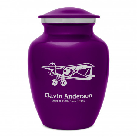 Bush Plane Sharing Urn - Purple Luster