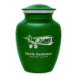 Bush Plane Sharing Urn - Shamrock Green