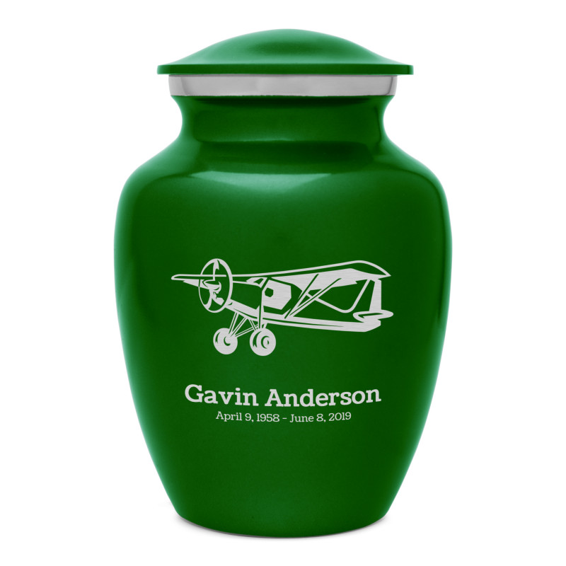 Bush Plane Sharing Urn - Shamrock Green